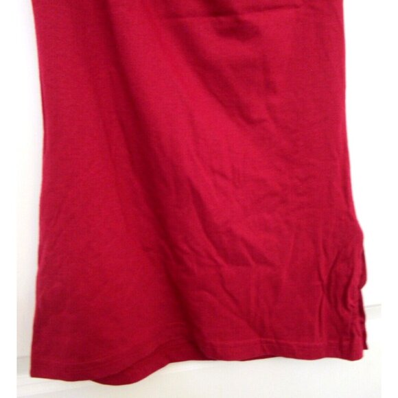 BSK Casual Connection by Bershka Women One Shoulder Top - Medium Cotton Red NWT - Picture 16 of 16